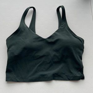 Dark Green Lululemon Align tank size 10